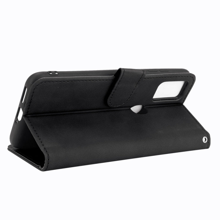 For Ulefone Note 11P Solid Color Skin Feel Magnetic Buckle Horizontal Flip Calf Texture PU Leather Case with Holder & Card Slots & Wallet(Black) - Ulefone Cases by PMC Jewellery | Online Shopping South Africa | PMC Jewellery | Buy Now Pay Later Mobicred