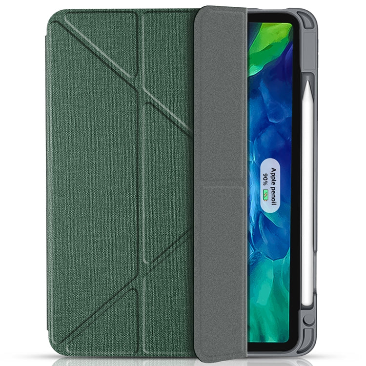 For iPad Pro 11 2022 / 2021 / 2020 Mutural Multi-fold Smart Leather Tablet Case(Black) - free shipping - PMC TechLife - Order now!