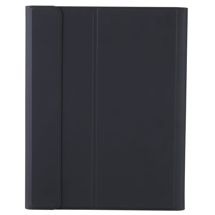 YT098B-A Detachable Candy Color Skin Feel Texture Round Keycap Bluetooth Keyboard Leather Case with Touch Control For  iPad Air 4 10.9 2020 / Air 5 10.9 2022 (Black) - For iPad Air by PMC TechLife | Online Shopping South Africa | PMC TechLife