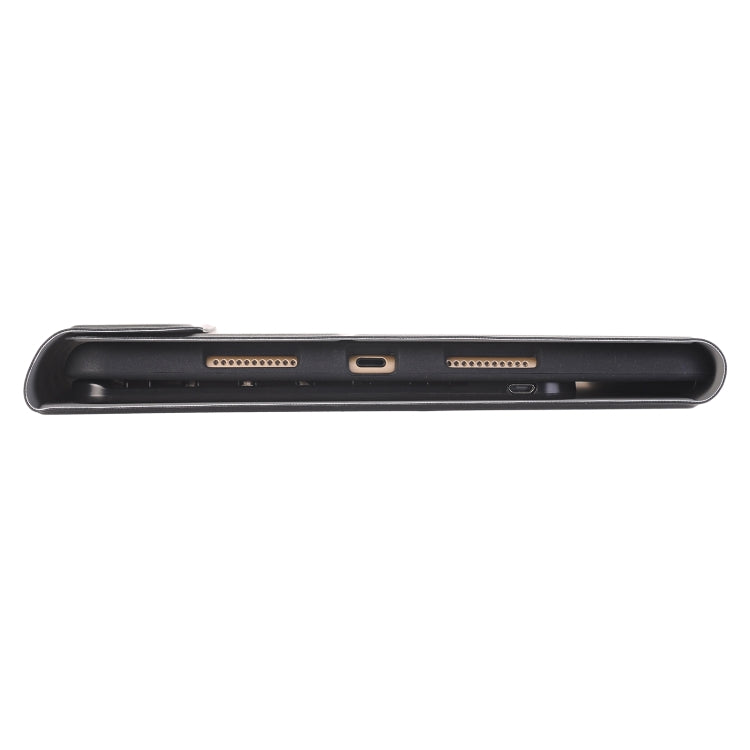 YA098B Detachable Lambskin Texture Round Keycap Bluetooth Keyboard Leather Tablet Case with Pen Slot & Stand For iPad Air 4 10.9 inch (2020) / Pro 11 inch (2020) & (2018)(Black) - Universal by PMC TechLife | Online Shopping South Africa | PMC TechLife