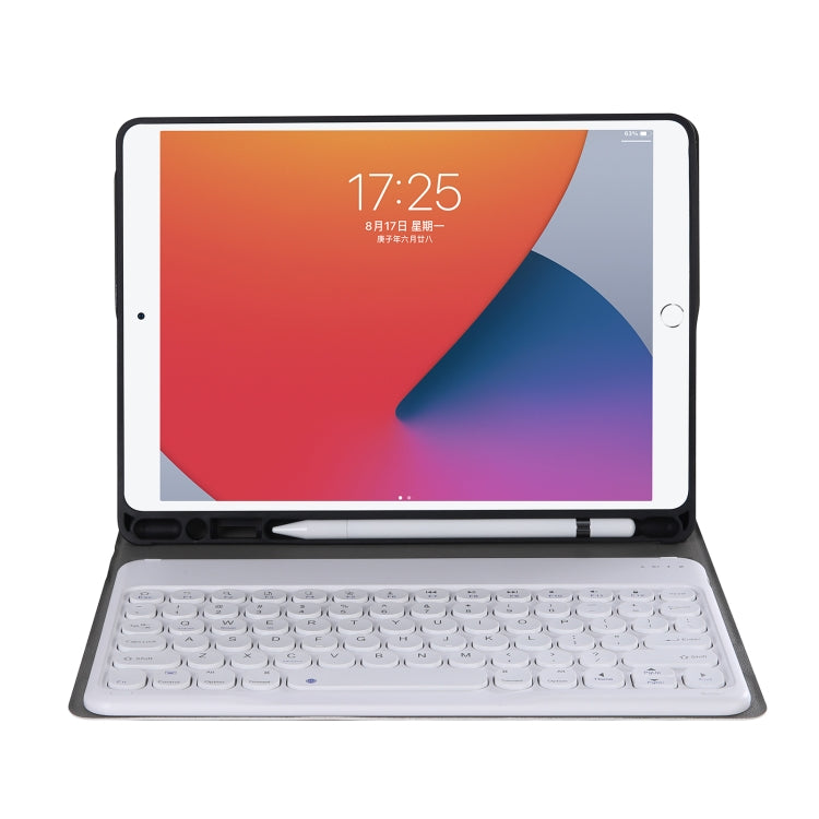 YA098B Detachable Lambskin Texture Round Keycap Bluetooth Keyboard Leather Tablet Case with Pen Slot & Stand For iPad Air 4 10.9 inch (2020) / Pro 11 inch (2020) & (2018)(Gold) - Universal by PMC TechLife | Online Shopping South Africa | PMC TechLife