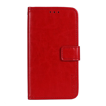 For TCL 10 5G UW idewei Crazy Horse Texture Horizontal Flip Leather Case with Holder & Card Slots & Wallet(Red) - More Brand by idewei | Online Shopping South Africa | PMC Jewellery | Buy Now Pay Later Mobicred