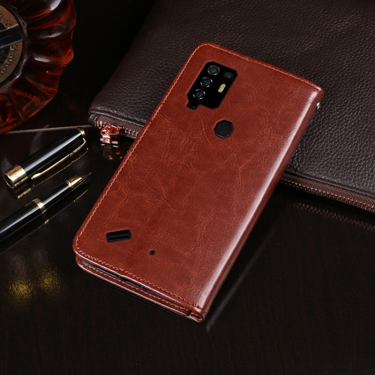 For Ulefone Armor 10 5G idewei Crazy Horse Texture Horizontal Flip Leather Case with Holder & Card Slots & Wallet(Rose Red) - free shipping - PMC Jewellery - Order now!