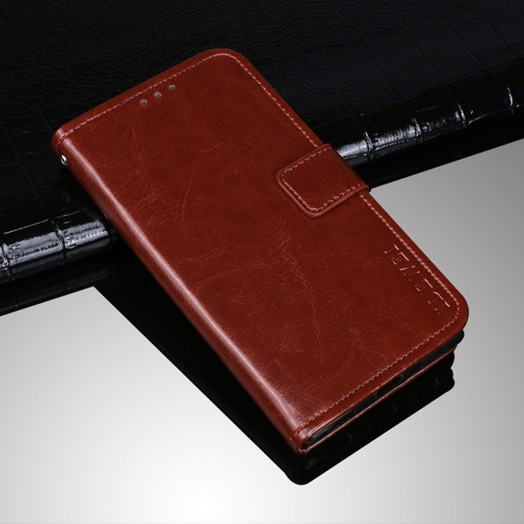 For Ulefone Armor 11 5G idewei Crazy Horse Texture Horizontal Flip Leather Case with Holder & Card Slots & Wallet(Brown) - free shipping - PMC Jewellery - Order now!