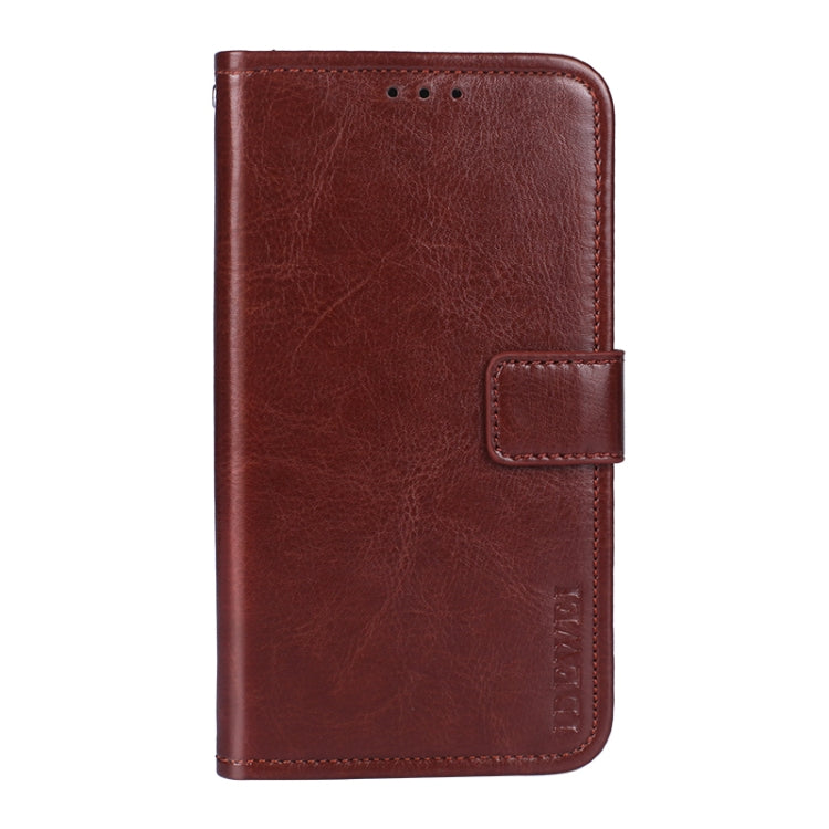 For Ulefone Armor 11 5G idewei Crazy Horse Texture Horizontal Flip Leather Case with Holder & Card Slots & Wallet(Brown) - free shipping - PMC Jewellery - Order now!