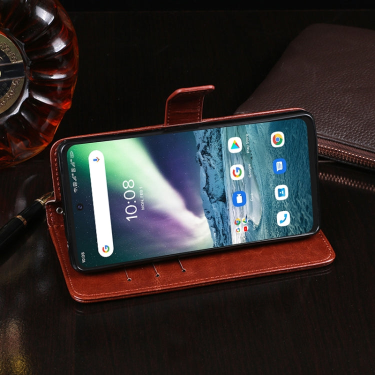 For Umidigi Bison GT idewei Crazy Horse Texture Horizontal Flip Leather Case with Holder & Card Slots & Wallet(Brown) - More Brand by idewei | Online Shopping South Africa | PMC Jewellery | Buy Now Pay Later Mobicred