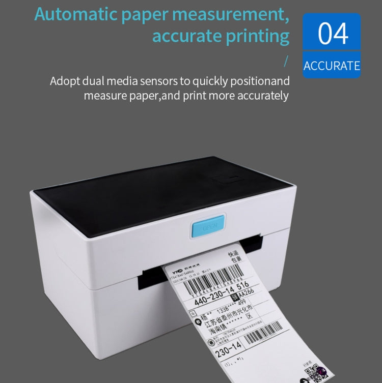 POS-9220 100x150mm Thermal Express Bill Self-adhesive Label Printer, USB with Holder Version, EU Plug - Printer by PMC Jewellery | Online Shopping South Africa | PMC Jewellery | Buy Now Pay Later Mobicred