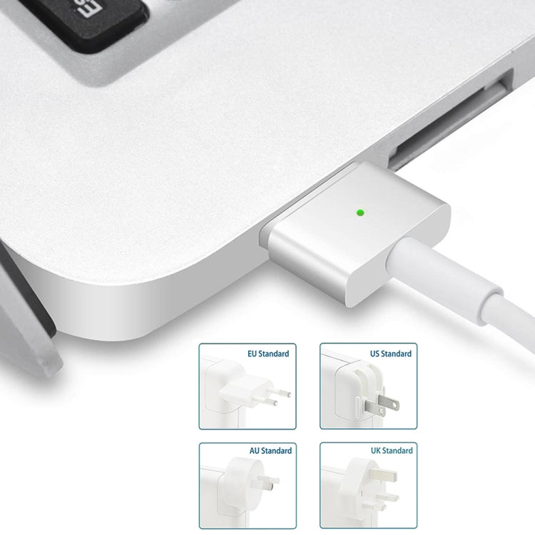 A1435 60W 16.5V 3.65A 5 Pin MagSafe 2 Power Adapter for MacBook, Cable Length: 1.6m, AU Plug - Cable & Adapter by PMC Jewellery | Online Shopping South Africa | PMC Jewellery | Buy Now Pay Later Mobicred