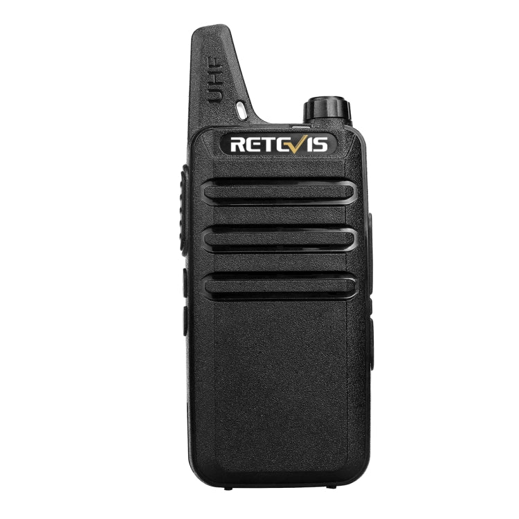 1 Pair RETEVIS RT622 US Frequency 400-480MHz 16CHS Two Way Radio Handheld Walkie Talkie, US Plug(Black) - free shipping - PMC Jewellery - Order now!