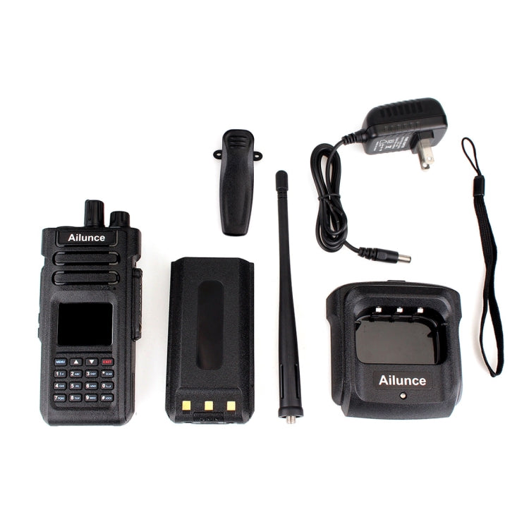 RETEVIS HD1 136-174&400-480MHz&76-107.95MHz 3000CHS Dual Band DMR Digital Waterproof Two Way Radio Handheld Walkie Talkie, US Plug(Black) - free shipping - PMc TechLife - Order now!