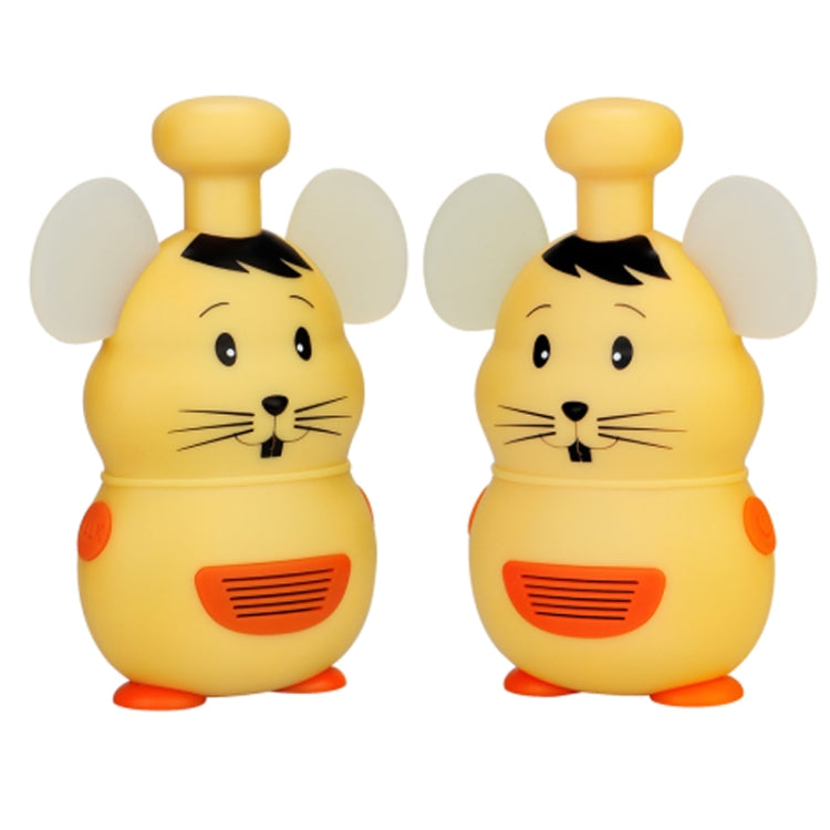 1 Pair RETEVIS RT30M 0.5W US Frequency FRS467 1CH Mouse Shape Children Handheld Walkie Talkie(Yellow) - free shipping - PMC Jewellery - Order now!
