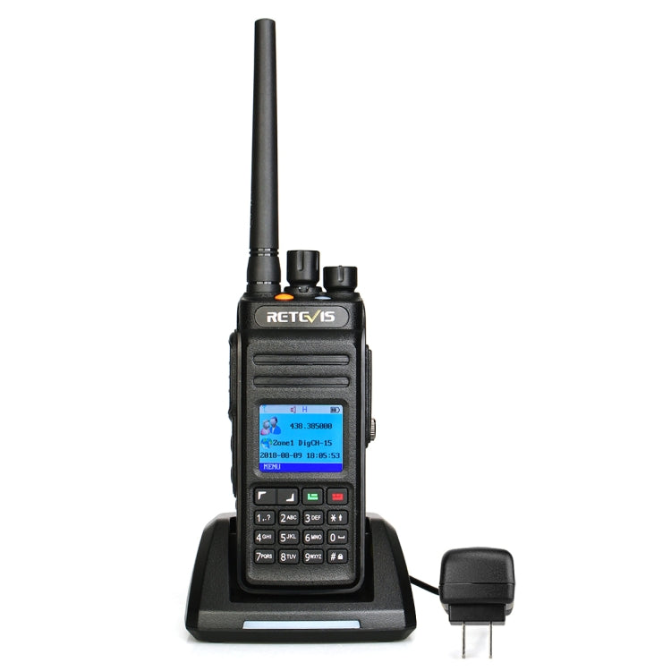 RETEVIS RT83 10W 400-470MHz 1024CHS Waterproof DMR Digital Dual Time Two Way Radio Walkie Talkie(Black) - free shipping - PMC Jewellery - Order now!