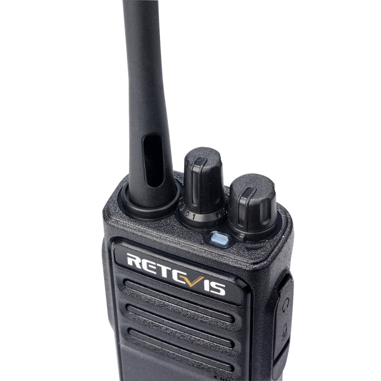 1 Pair RETEVIS RT617 0.5W PMR446 16CHS Two Way Radio Handheld Walkie Talkie, EU Plug(Black) - free shipping - PMC Jewellery - Order now!
