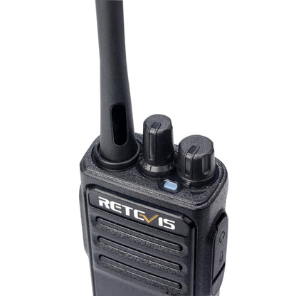 1 Pair RETEVIS RT617 0.5W PMR446 16CHS Two Way Radio Handheld Walkie Talkie, EU Plug(Black) - Handheld Walkie Talkie by RETEVIS | Online Shopping South Africa | PMC Jewellery | Buy Now Pay Later Mobicred