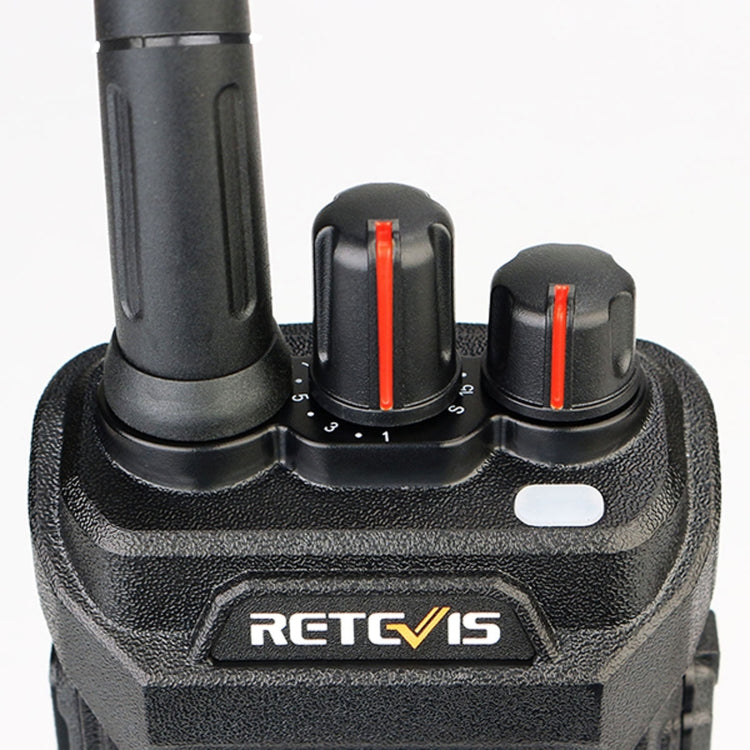 RETEVIS RT48 2W 16CHS Waterproof FRS Handheld Walkie Talkie, US Plug(Black) - Handheld Walkie Talkie by RETEVIS | Online Shopping South Africa | PMC Jewellery | Buy Now Pay Later Mobicred