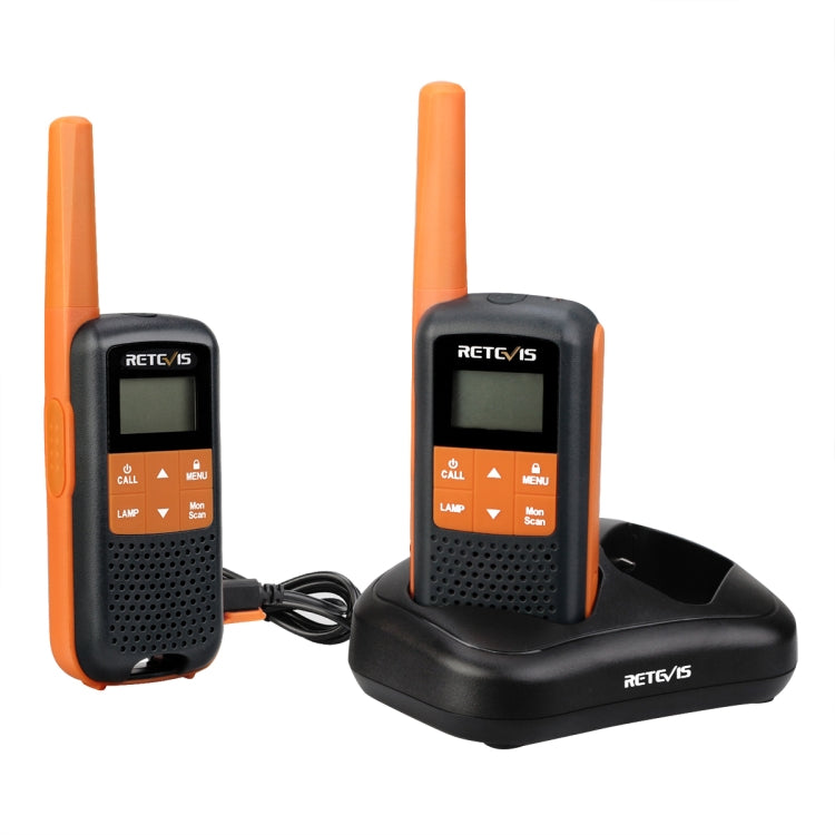 1 Pair RETEVIS RT649 PMR446 16CHS License-free Two Way Radio Handheld Walkie Talkie, EU Plug - free shipping - PMC Jewellery - Order now!