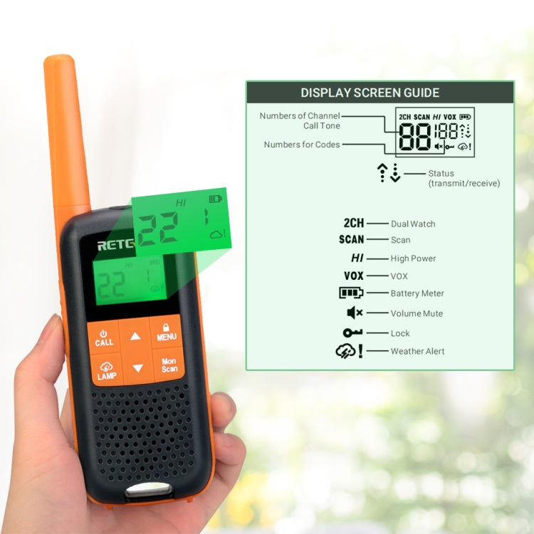 1 Pair RETEVIS RT649 PMR446 16CHS License-free Two Way Radio Handheld Walkie Talkie, EU Plug - free shipping - PMC Jewellery - Order now!