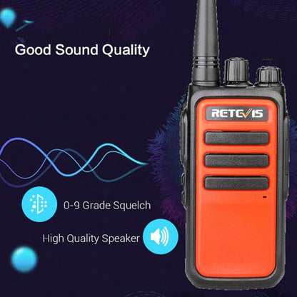 1 Pair RETEVIS RT66 16CHS FRS License-free Two Way Radio Handheld Walkie Talkie, US Plug - Handheld Walkie Talkie by RETEVIS | Online Shopping South Africa | PMC Jewellery | Buy Now Pay Later Mobicred