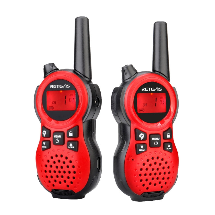 1 Pair RETEVIS RT638 EU Frequency PMR446 16CHS License-free Children Handheld Walkie Talkie(Red) - Children by RETEVIS | Online Shopping South Africa | PMC Jewellery | Buy Now Pay Later Mobicred