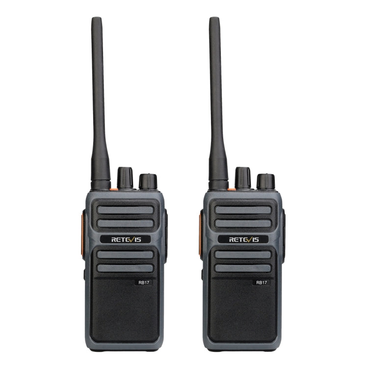 1 Pair RETEVIS RB17 462.5500-462.7250MHz 16CHS FRS License-free Two Way Radio Handheld Walkie Talkie, US Plug(Black) - free shipping - PMC Jewellery - Order now!