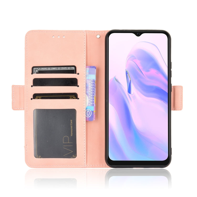 For Blackview A70 (2021) Skin Feel Calf Pattern Horizontal Flip Leather Case with Holder & Card Slots & Photo Frame(Pink) - More Brand by PMC Jewellery | Online Shopping South Africa | PMC Jewellery | Buy Now Pay Later Mobicred