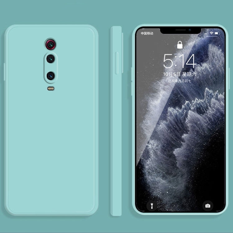 For Xiaomi Redmi K20 Pro Solid Color Imitation Liquid Silicone Straight Edge Dropproof Full Coverage Protective Case(Sky Blue) - Xiaomi Cases by PMC Jewellery | Online Shopping South Africa | PMC Jewellery