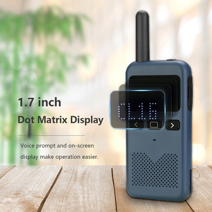 RETEVIS RB19 462.5500-467.7125MHz 22CHS FRS License-free Two Way Radio Handheld Walkie Talkie, US Plug(Navy Blue) - Handheld Walkie Talkie by RETEVIS | Online Shopping South Africa | PMC Jewellery | Buy Now Pay Later Mobicred