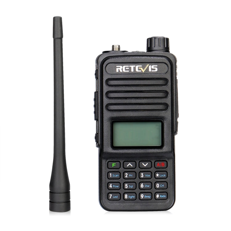 RETEVIS RT85 EU Frequency 136.000-174.000MHz+400.000-470.000MHz 200CHS Dual Band Digital Two Way Radio Handheld Walkie Talkie(Black) - Handheld Walkie Talkie by RETEVIS | Online Shopping South Africa | PMC Jewellery | Buy Now Pay Later Mobicred