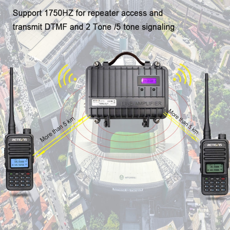 RETEVIS RT85 EU Frequency 136.000-174.000MHz+400.000-470.000MHz 200CHS Dual Band Digital Two Way Radio Handheld Walkie Talkie(Black) - free shipping - PMC Jewellery - Order now!