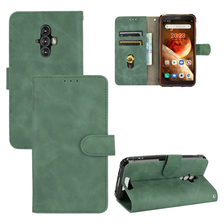 For Blackview BV6600 Solid Color Skin Feel Magnetic Buckle Horizontal Flip Calf Texture PU Leather Case with Holder & Card Slots & Wallet(Green) - More Brand by PMC Jewellery | Online Shopping South Africa | PMC Jewellery | Buy Now Pay Later Mobicred