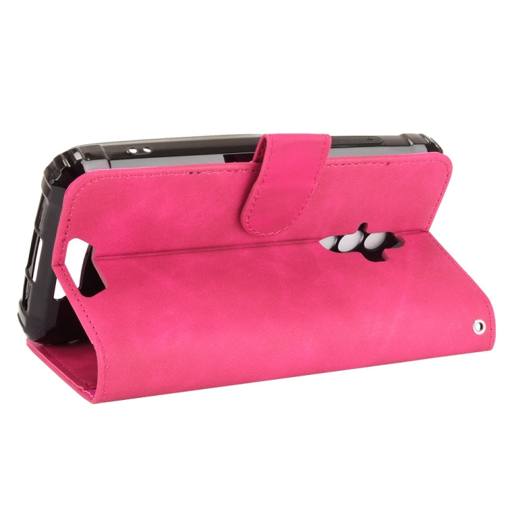 For Blackview BV6600 Solid Color Skin Feel Magnetic Buckle Horizontal Flip Calf Texture PU Leather Case with Holder & Card Slots & Wallet(Rose Gold) - free shipping - PMC TechLife - Order now!