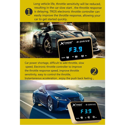 For Audi A3 2013- TROS 8-Drive Potent Booster Electronic Throttle Controller Speed Booster - Car Modification by TROS | Online Shopping South Africa | PMC Jewellery | Buy Now Pay Later Mobicred