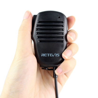 RETEVIS HK008 2 Pin Handheld PTT Speaker Microphone - Microphones & Headsets by RETEVIS | Online Shopping South Africa | PMC Jewellery