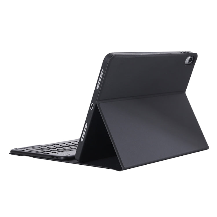 Y-C11B 2021 Detachable Candy Color Skin Texture Round Keycap Bluetooth Keyboard Leather Tablet Case with Pen Slot & Stand For iPad Pro 11 (2021)(Black) - For iPad Pro by PMC TechLife | Online Shopping South Africa | PMC TechLife