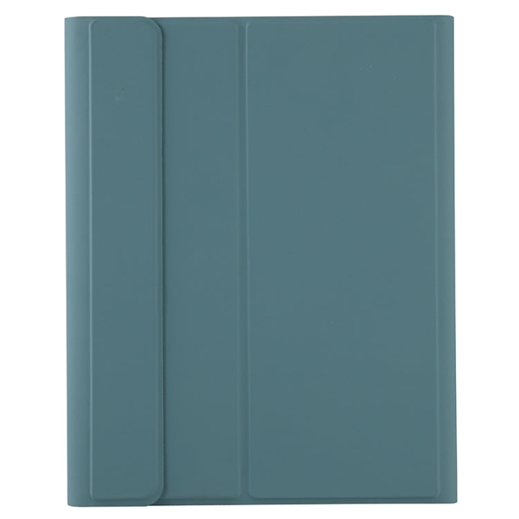 Y-C11B 2021 Detachable Candy Color Skin Texture Round Keycap Bluetooth Keyboard Leather Tablet Case with Pen Slot & Stand For iPad Pro 11 2021 / Air4 / Air5 / Pro 11(Dark Green) - For iPad Pro by PMC TechLife | Online Shopping South Africa | PMC TechLife | Buy Now Pay Later Mobicred