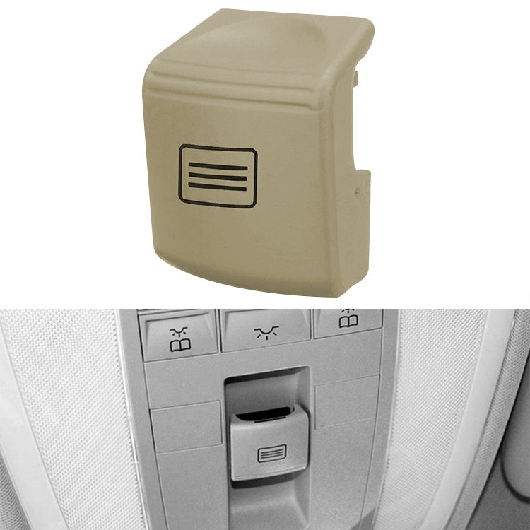 Car Sunroof Switch Button Dome Light Button for Mercedes-Benz W204 / X204 2008-2015(Deerskin Beige) - Car Switches by PMC Jewellery | Online Shopping South Africa | PMC Jewellery | Buy Now Pay Later Mobicred