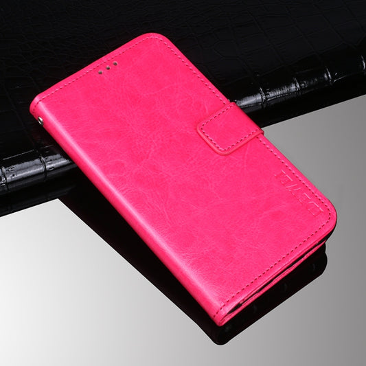 For TCL 20 Pro 5G idewei Crazy Horse Texture Horizontal Flip Leather Case with Holder & Card Slots & Wallet(Rose Red) - More Brand by idewei | Online Shopping South Africa | PMC Jewellery | Buy Now Pay Later Mobicred