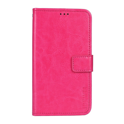 For TCL 20 Pro 5G idewei Crazy Horse Texture Horizontal Flip Leather Case with Holder & Card Slots & Wallet(Rose Red) - More Brand by idewei | Online Shopping South Africa | PMC Jewellery | Buy Now Pay Later Mobicred