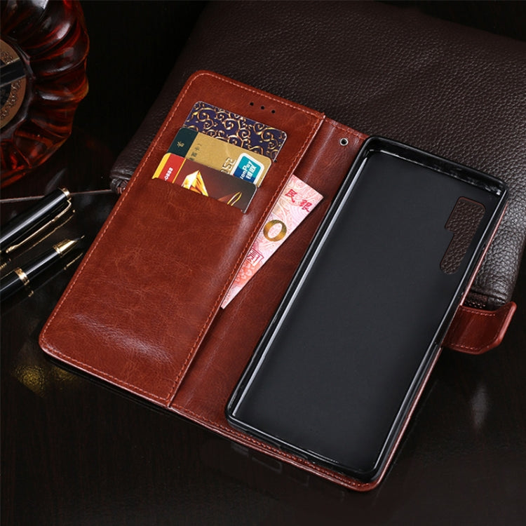 For TCL 20 Pro 5G idewei Crazy Horse Texture Horizontal Flip Leather Case with Holder & Card Slots & Wallet(Rose Red) - TCL by idewei | Online Shopping South Africa | PMC Jewellery | Buy Now Pay Later Mobicred