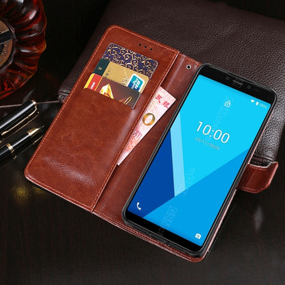 For Wiko Y51 idewei Crazy Horse Texture Horizontal Flip Leather Case with Holder & Card Slots & Wallet(Blue) - Wiko by idewei | Online Shopping South Africa | PMC Jewellery | Buy Now Pay Later Mobicred