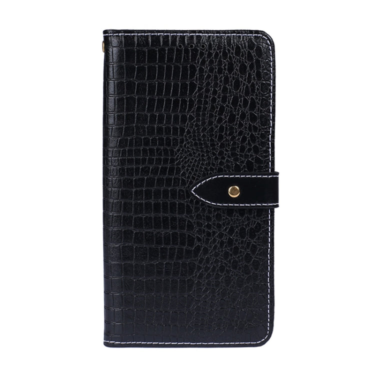 For Sharp Aquos R6 idewei Crocodile Texture Horizontal Flip Leather Case with Holder & Card Slots & Wallet(Black) - More Brand by idewei | Online Shopping South Africa | PMC Jewellery | Buy Now Pay Later Mobicred