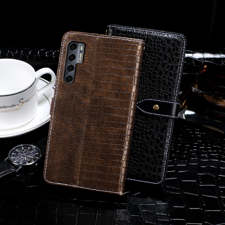 For TCL 20 Pro 5G idewei Crocodile Texture Horizontal Flip Leather Case with Holder & Card Slots & Wallet(Black) - More Brand by idewei | Online Shopping South Africa | PMC Jewellery | Buy Now Pay Later Mobicred