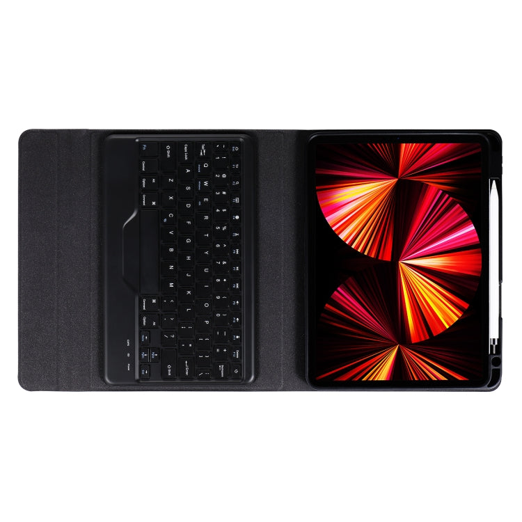 B011 Splittable Bluetooth Keyboard Leather Tablet Case with Triangle Holder & Pen Slot For iPad Pro 11 inch 2021 & 2020 & 2018 / Air 4 10.9 inch(Black Diamond Pattern) - Universal by PMC TechLife | Online Shopping South Africa | PMC TechLife | Buy Now Pay Later Mobicred