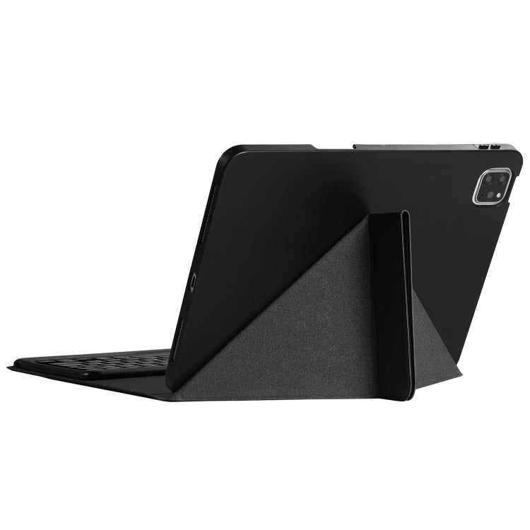 B011 Splittable Bluetooth Keyboard Leather Tablet Case with Triangle Holder & Pen Slot For iPad Pro 11 inch 2021 & 2020 & 2018 / Air 4 10.9 inch(Black Diamond Pattern) - Universal by PMC TechLife | Online Shopping South Africa | PMC TechLife | Buy Now Pay Later Mobicred