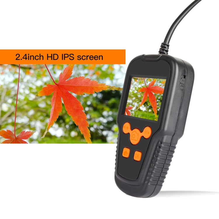 P60A 5.5mm 1080P 2.4 inch IPS Screen IP68 Waterproof HD Digital Endoscope, Length:5m Hard Cable -  by PMC Jewellery | Online Shopping South Africa | PMC Jewellery | Buy Now Pay Later Mobicred