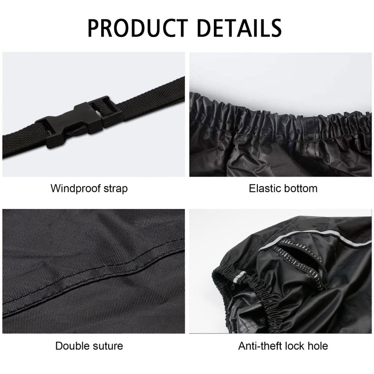 WUPP CS-1410A1 Motorcycle Thickened Oxford Cloth All-inclusive Waterproof Sun-proof Protective Cover, Size:S(Black) - Protective Gear by WUPP | Online Shopping South Africa | PMC Jewellery | Buy Now Pay Later Mobicred