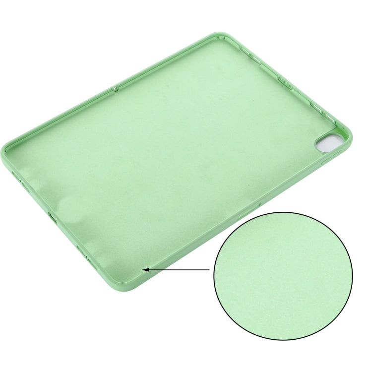 Solid Color Liquid Silicone Shockpoof Tablet Case For iPad Air 11 2024 / Air 2022 / 2020 10.9(Green) - iPad Air (2022) / (2020) 10.9 Cases by PMC Jewellery | Online Shopping South Africa | PMC Jewellery | Buy Now Pay Later Mobicred