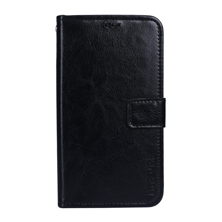 For Wiko Y62 idewei Crazy Horse Texture Horizontal Flip Leather Case with Holder & Card Slots & Wallet(Black) - More Brand by idewei | Online Shopping South Africa | PMC Jewellery | Buy Now Pay Later Mobicred