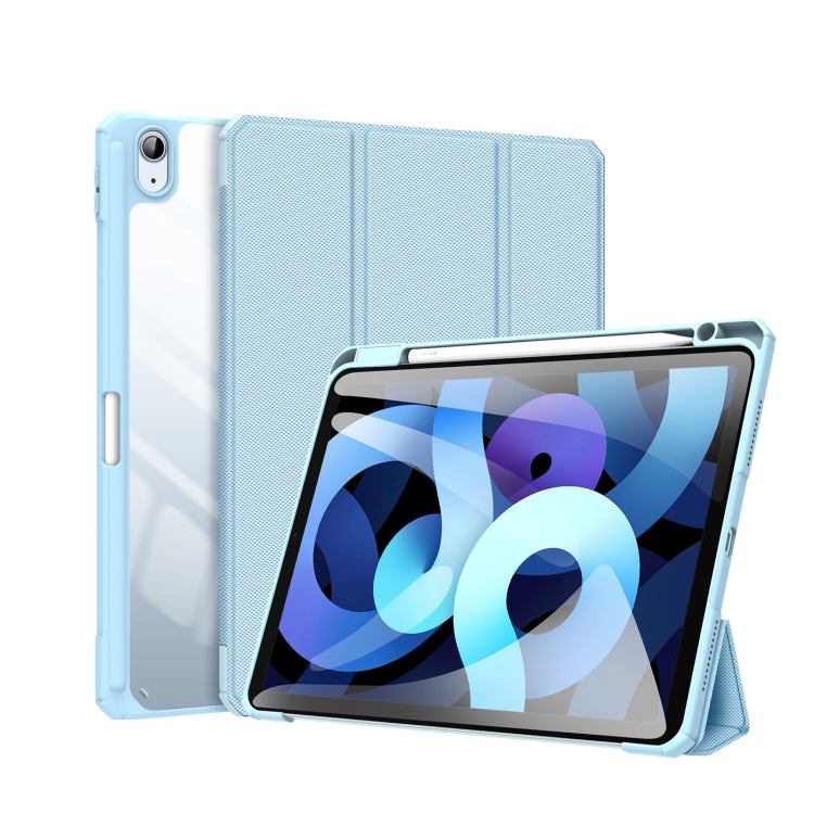 DUX DUCIS TOBY Series Shockproof PU Leather + PC + TPU Flip Smart Case For iPad Air 11 2025 / 2024 / Air 2022 / 2020 10.9(Blue) - free shipping - PMC TechLife - Order now!