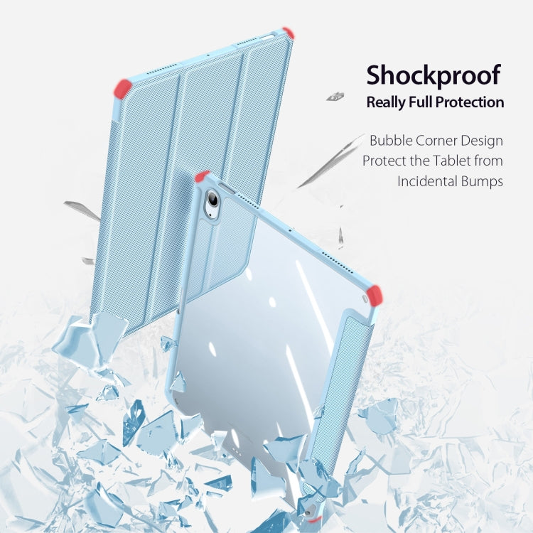 DUX DUCIS TOBY Series Shockproof PU Leather + PC + TPU Flip Smart Case For iPad Air 11 2025 / 2024 / Air 2022 / 2020 10.9(Blue) - free shipping - PMC TechLife - Order now!